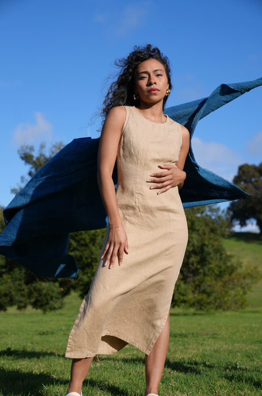 Maria Dress- Tan